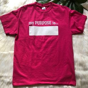 Pink T-shirt Sz. M My Fill in your purpose